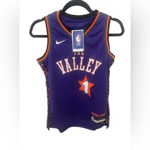 NWT Nike Phoenix Suns Youth Medium 10/12 #1 Devin Booker Jersey $100
